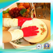 Anti Acid Exam Latex Cleaning Gloves with ISO9001 Approved